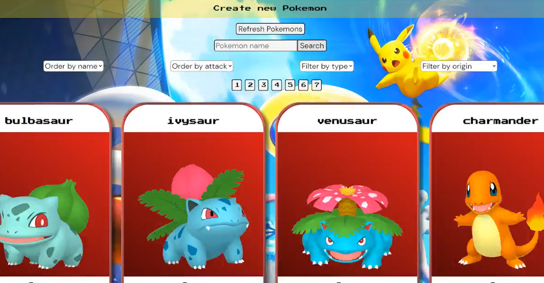 Pokemon personal project